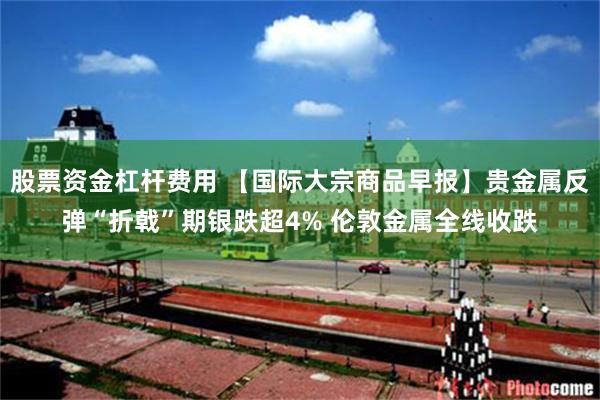 股票资金杠杆费用 【国际大宗商品早报】贵金属反弹“折戟”期银跌超4% 伦敦金属全线收跌