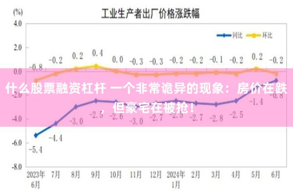 什么股票融资杠杆 一个非常诡异的现象：房价在跌，但豪宅在被抢！