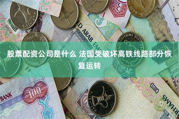 股票配资公司是什么 法国受破坏高铁线路部分恢复运转