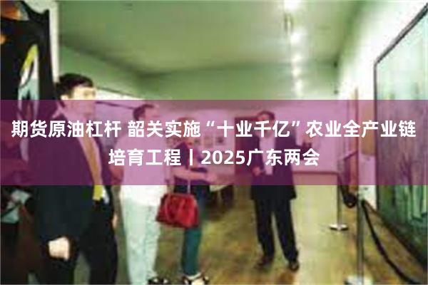 期货原油杠杆 韶关实施“十业千亿”农业全产业链培育工程丨2025广东两会